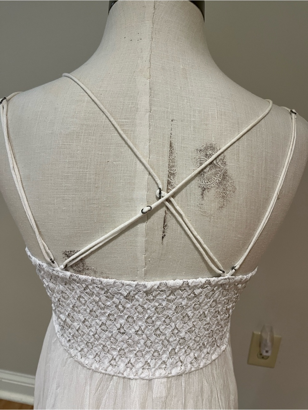Free People White Lace Mini Dress or coverup - Picture 6 of 13